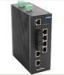 512Kb Industrial network switch 8 port 6 fast Ethernet port and 2 100M fiber optic port
