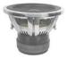Deep Bass High Power Competition Subwoofer 2500W RMS Chromed T - plate