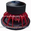 Red Aluminum Frame High Power Speaker Black Washer T - Plate