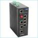 Fast Megabit Fiber port Industrial ethernet switch 8 port gigabit 154 * 128.5 * 58mm Dimension