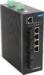 Dual redundant power input 10 port Network Switch 4 fast ethernet port + 4 gigabit fiber optic port