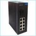 Stable Industrial Level 10 port Network Switch 8 + 1 port fast Ethernet Switch 0.775Kg 802.3x