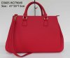Red handbag for lady/PU fabric handbag