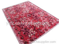 DK pink color raschel blankets