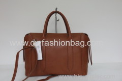 Brown PU handbag/Fashion lady hand bag