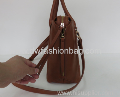 Brown PU handbag/Fashion lady hand bag