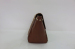 Brown lock bag for lady/PU fabric chain shoulder bag