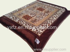 light brown color raschel blankets