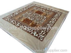 light brown color raschel blankets