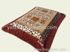 light brown color raschel blankets