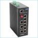 Professional access point 10 port Network Switch 7 * 100 Base TX + 1 * 100 Base FX + 2 * 100 / 1000