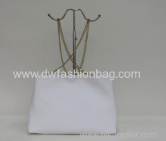 Ladies chain handbag/Fashion PU fabric handbag