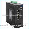 Industrial POE Switch 4 * 10 / 100 Base - TX POE Ethernet ports 4 port gigabit poe switch