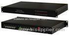 12V 12 port optical fiber transceiver Special ASIC design BNC video optic transceiver