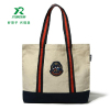 Canvas beach bag reusable cotton grocery bag travel tote bag