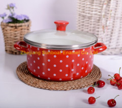 3QT Enamel Stock Pot