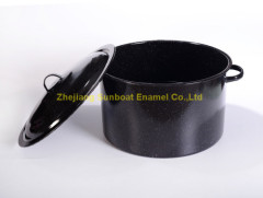 21QT Large Capacity Enamel Stock Pot Stew Pot Cooking Pot