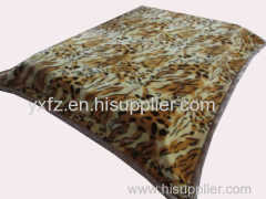 brown color weft knitting quality blankets