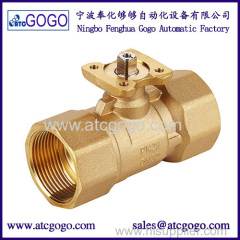 2 way or 3 way 4-20ma proportional flow control valve for HVAC system