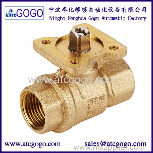 2 way or 3 way 4-20ma proportional flow control valve for HVAC system