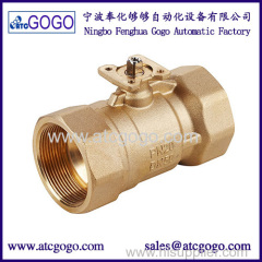 2 way or 3 way 4-20ma proportional flow control valve for HVAC system