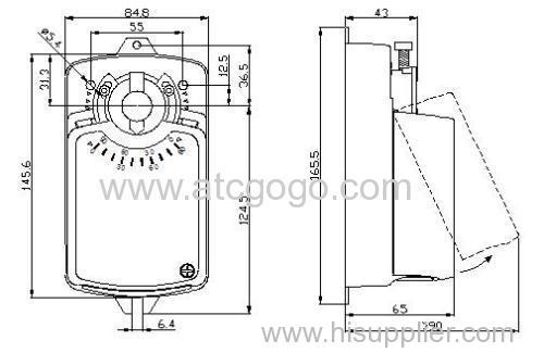 24Nm Non spring-return actuators Damper actuator