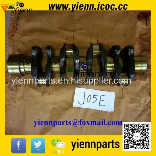 HINO JO5E J05E Crankshaft 13411-2281 For KOBELCO SK250 SK210 SK260 excavators JO5E diesel engine repair parts