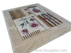 simple design weft knitting blankets