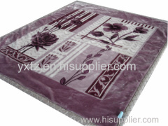 simple design weft knitting blankets