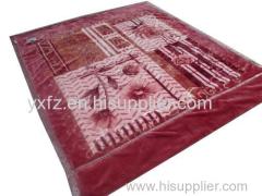 simple design weft knitting blankets