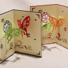 Butterflies 90o 3d postcard