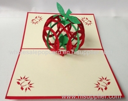 Global xmas greeting 3d card