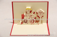 Transfer letter 3d pop up card