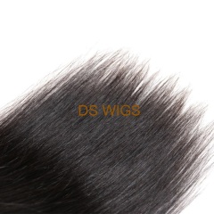 6A Grade Peruvian Human Hair Weaving Natural Color Stock Straight Hair