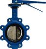 Lug type Cast ion Hand lever operator butterfly valve with ISO CE approved