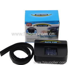 0.3w black color portable solar power auto exhauster