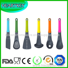 2016 Hot Sale Heat-Resistant Silicone Cooking Utensils Set with stand & silicone kitchen products