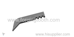 Grader ripper shank with forging part