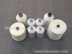 Cotton fiberglass sewing thread