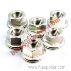 Titanium Sprocket Flange Lock Nut