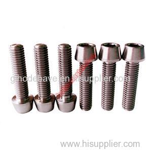 Ti Titanium Socket Cap Tapered Screws