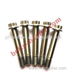 Titanium 12 Point Flange Bolts