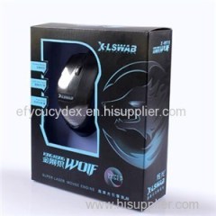 Black Color Customized Cheap Mouse Box With Window