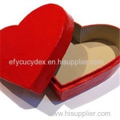 Customized Luxury Heart Shape Paper Jewelry Box