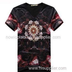 High Quality Discharge Printing T Shirt