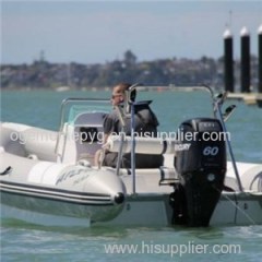 Inflatable Boat Rib Boat 580 with Center Console