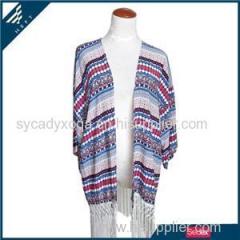 Scarf Shawl With Tassel For Women