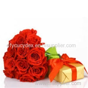 Wide Varieties Flowers Gift Box With Lid