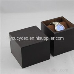 Full Color Printing Kraft Paper Earphone Box With PVC Tray