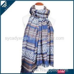 Blue Foiled Scarf Product Product Product